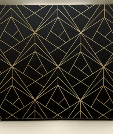 Black & Gold Geometric