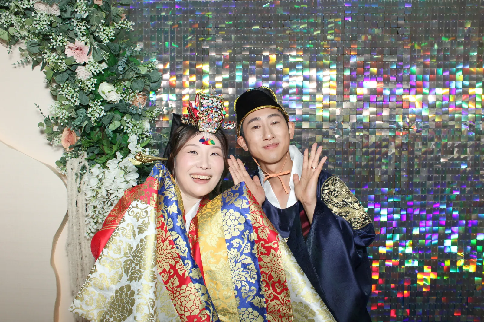 Nick and Jungha at their Prismatic wedding