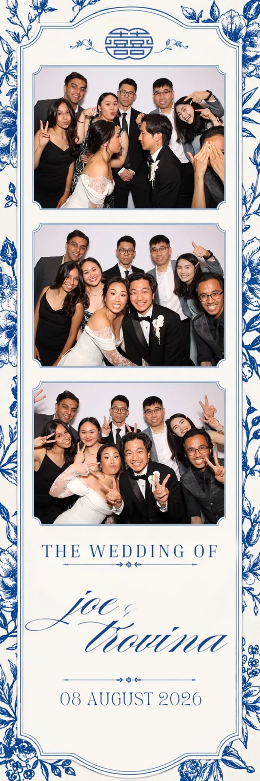 A guest's photo booth print