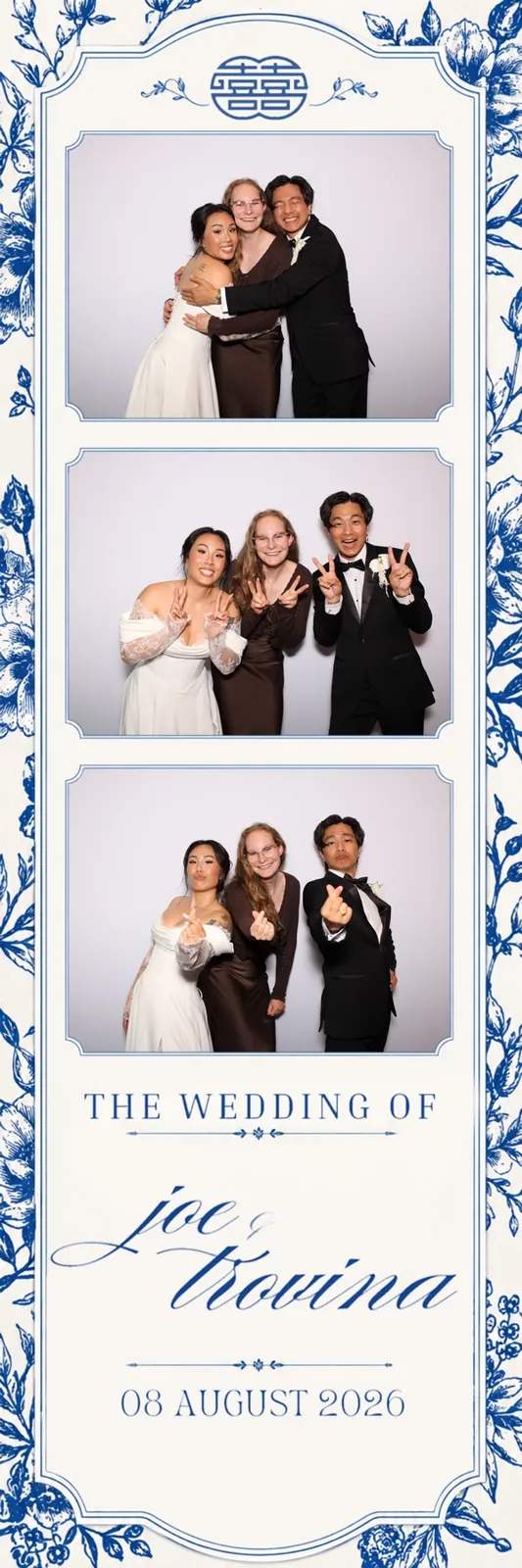 A guest's photo booth print