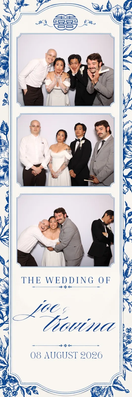 A guest's photo booth print