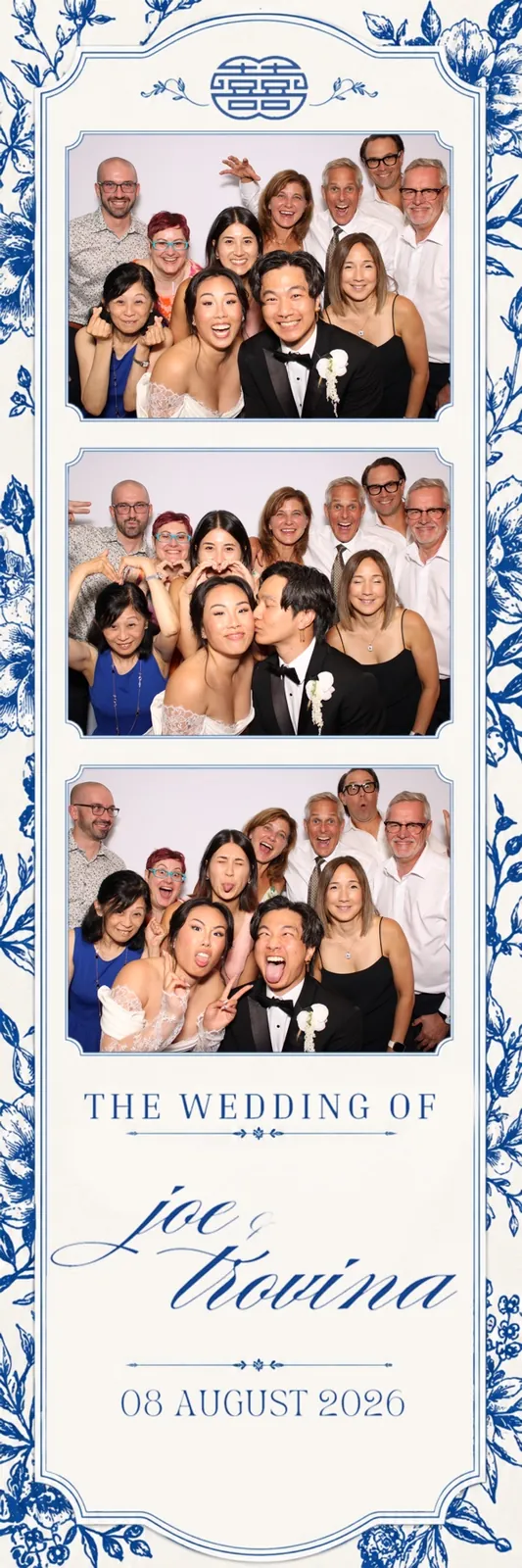 A guest's photo booth print